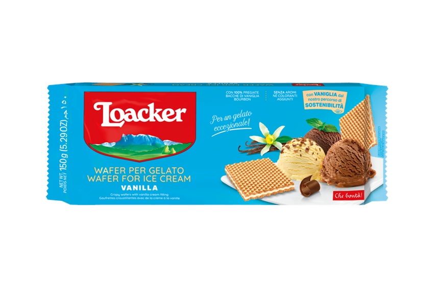 LOACKER EIS-CREME VANILLE 18x150g