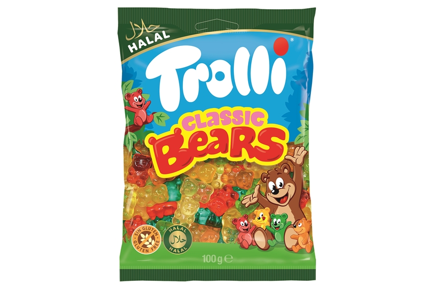 TROLLI HALAL CLASSIC BEARS 30x100g